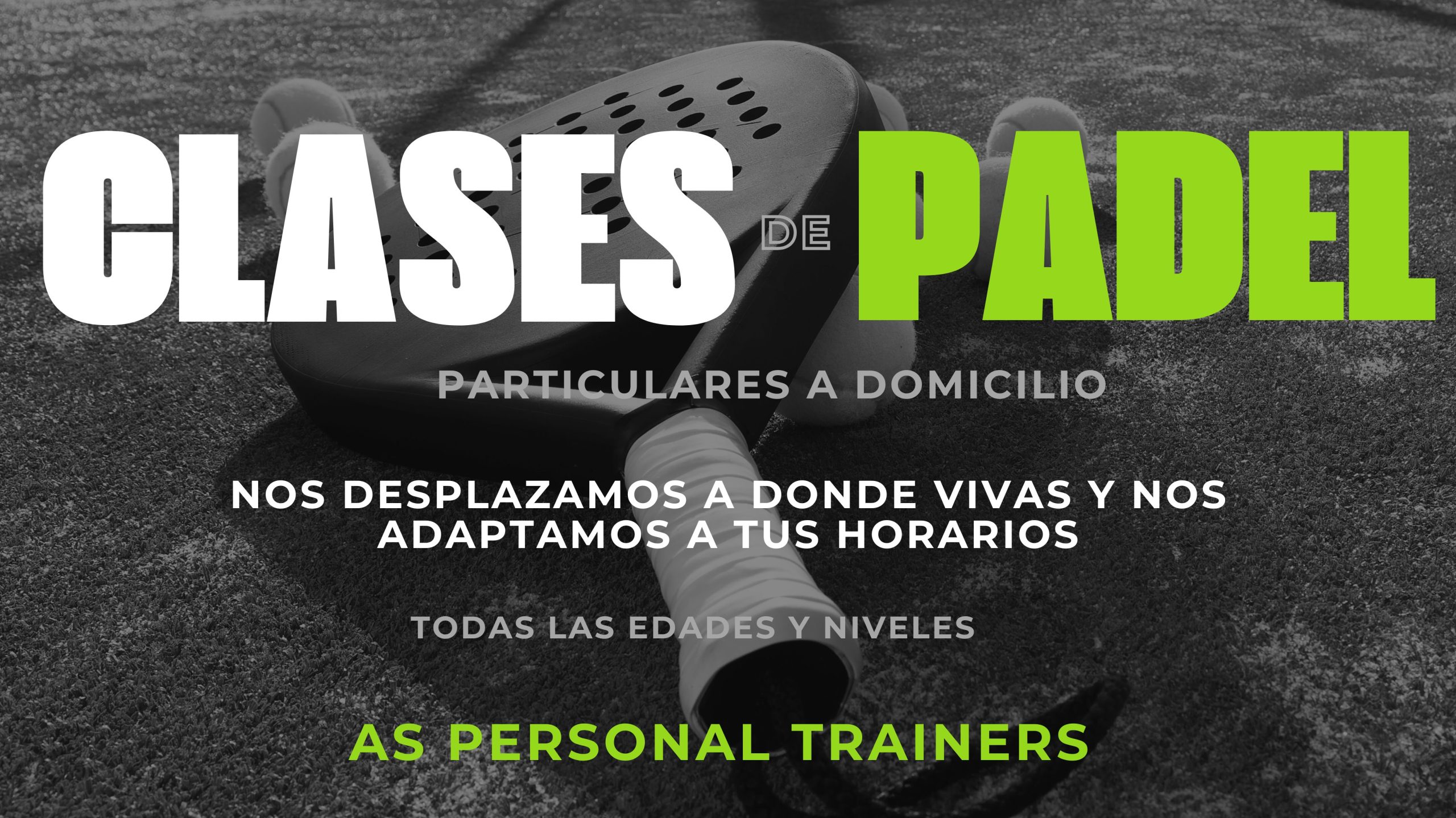 Clases particulares de pádel a domicilio en Madrid